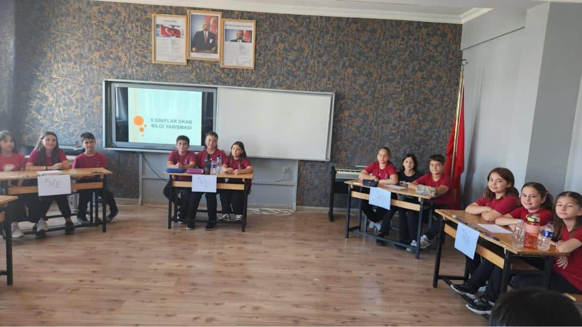 Okulumuzda Bilgi Yarışması Etkinliği Düzenlendi.